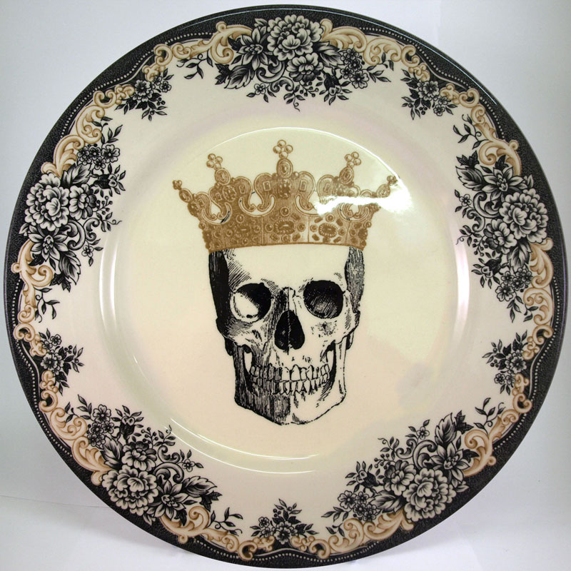 Queen Skull Dinner Plate - Royal Stafford